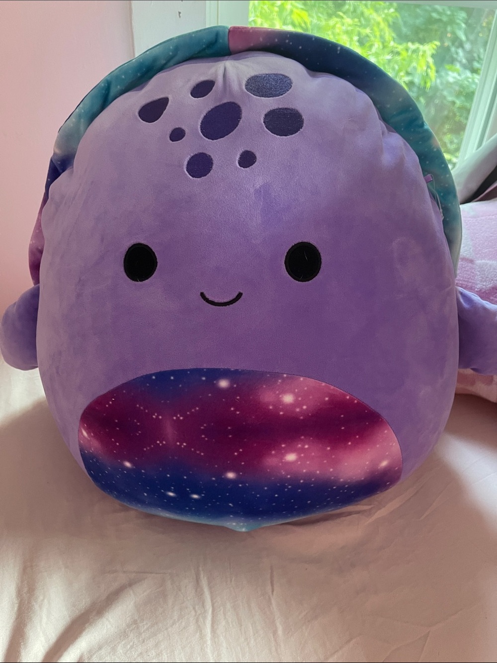 Galaxy Purple Plush Sea Creature Pillow
